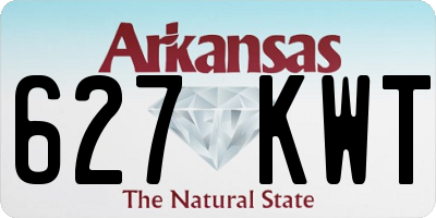 AR license plate 627KWT