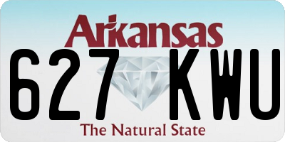 AR license plate 627KWU