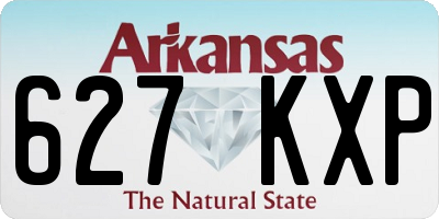 AR license plate 627KXP