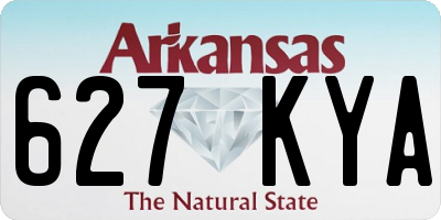 AR license plate 627KYA