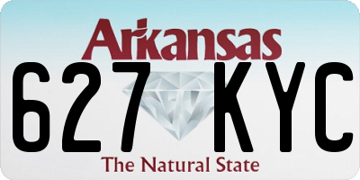 AR license plate 627KYC