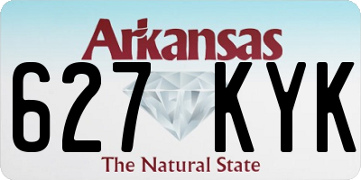 AR license plate 627KYK