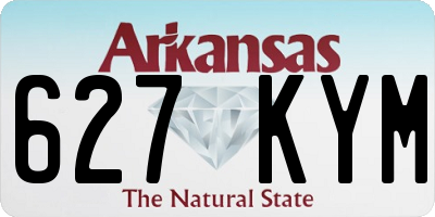 AR license plate 627KYM