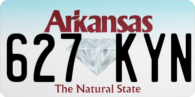 AR license plate 627KYN
