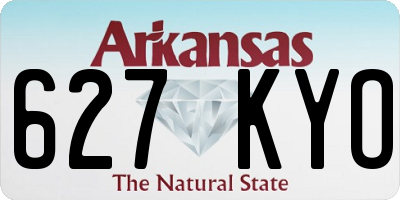 AR license plate 627KYO