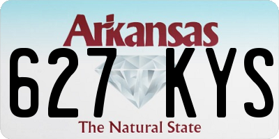 AR license plate 627KYS