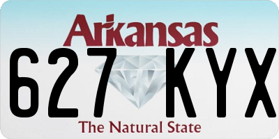 AR license plate 627KYX