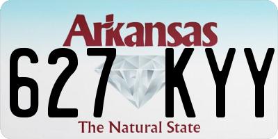 AR license plate 627KYY