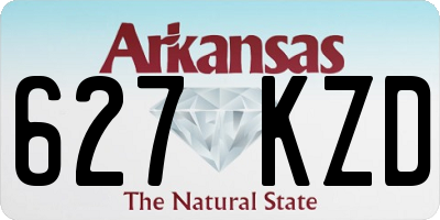 AR license plate 627KZD
