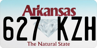 AR license plate 627KZH