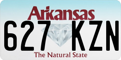 AR license plate 627KZN