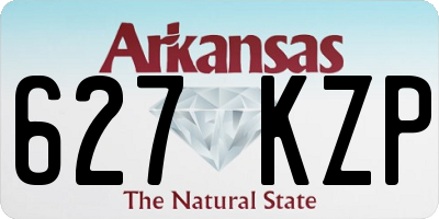 AR license plate 627KZP