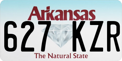 AR license plate 627KZR