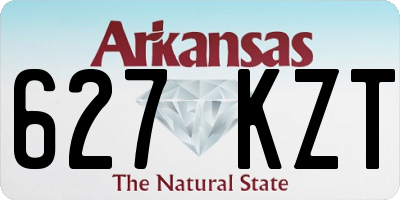 AR license plate 627KZT