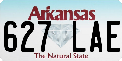 AR license plate 627LAE