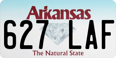 AR license plate 627LAF