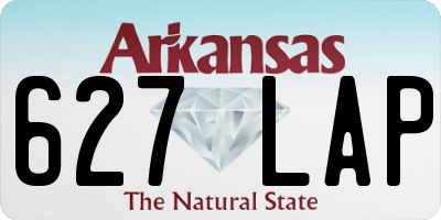 AR license plate 627LAP