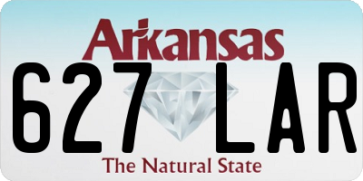 AR license plate 627LAR