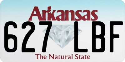 AR license plate 627LBF