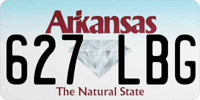 AR license plate 627LBG