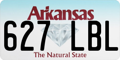 AR license plate 627LBL