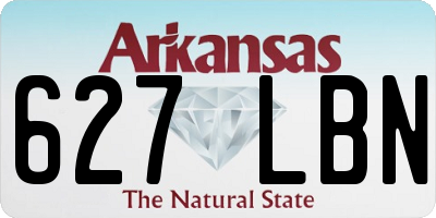 AR license plate 627LBN