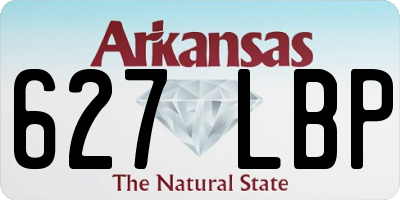 AR license plate 627LBP
