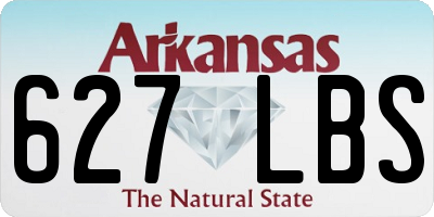 AR license plate 627LBS