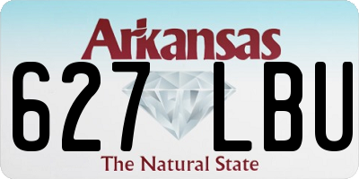 AR license plate 627LBU