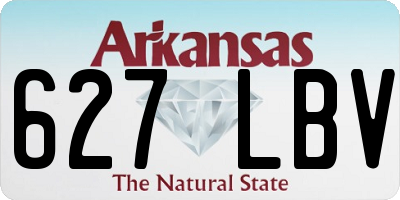 AR license plate 627LBV