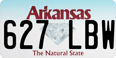 AR license plate 627LBW