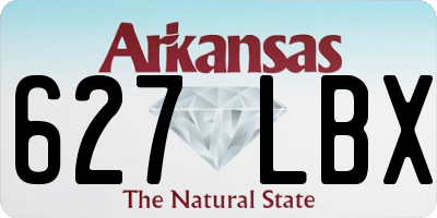 AR license plate 627LBX