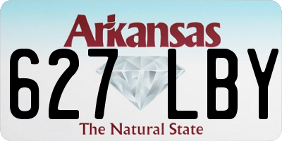 AR license plate 627LBY