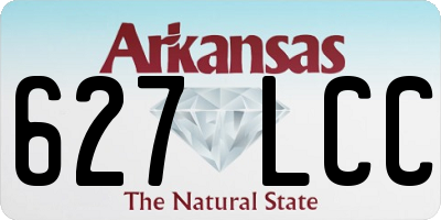 AR license plate 627LCC