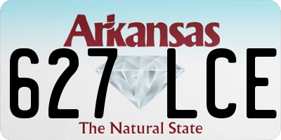 AR license plate 627LCE
