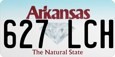 AR license plate 627LCH
