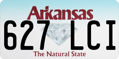 AR license plate 627LCI