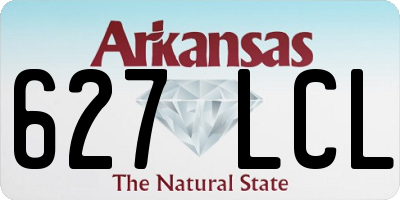 AR license plate 627LCL