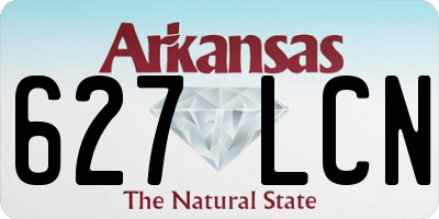 AR license plate 627LCN