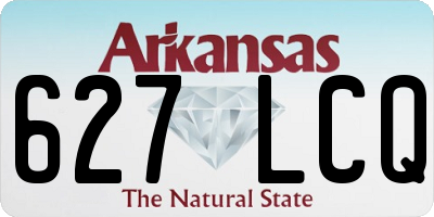 AR license plate 627LCQ