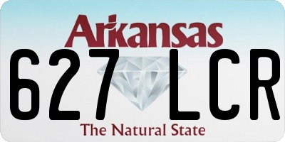 AR license plate 627LCR