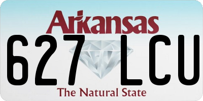 AR license plate 627LCU