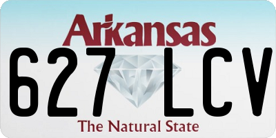 AR license plate 627LCV