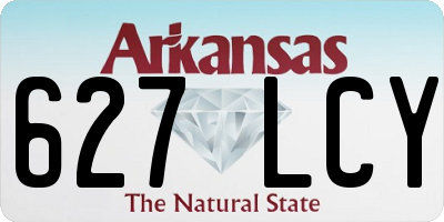 AR license plate 627LCY