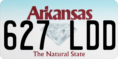 AR license plate 627LDD