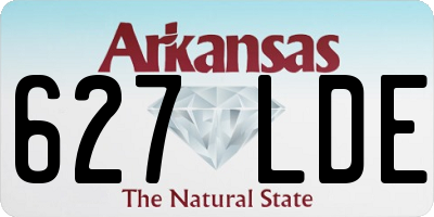 AR license plate 627LDE