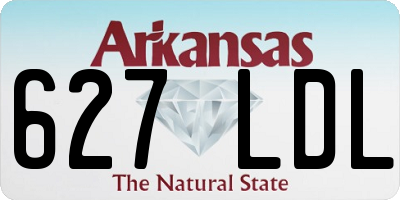 AR license plate 627LDL