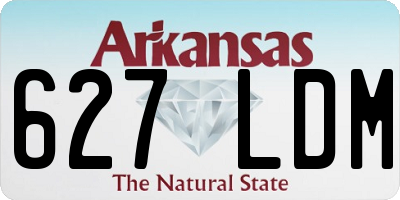 AR license plate 627LDM