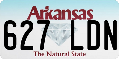 AR license plate 627LDN