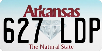AR license plate 627LDP